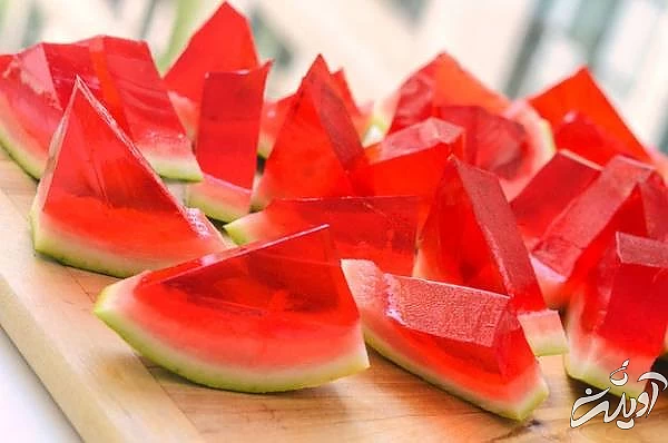 طرز تهیه ژله هندوانه